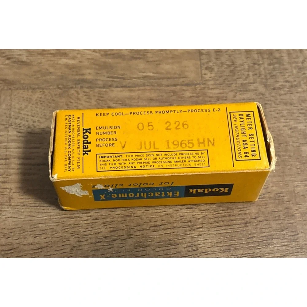 Kodak Ektachrome-X EX 620 Color Slide Film Sealed Expired 1965